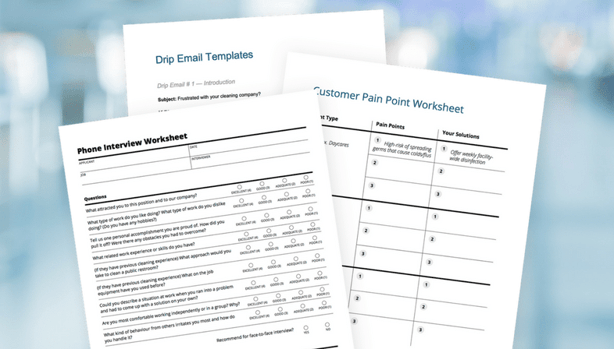 Cover | 2023 - Janitorial & Commercial Cleaning Templates