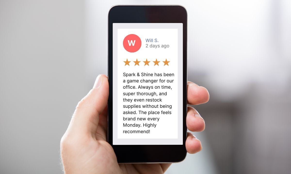 Cleaning Company Google Reviews