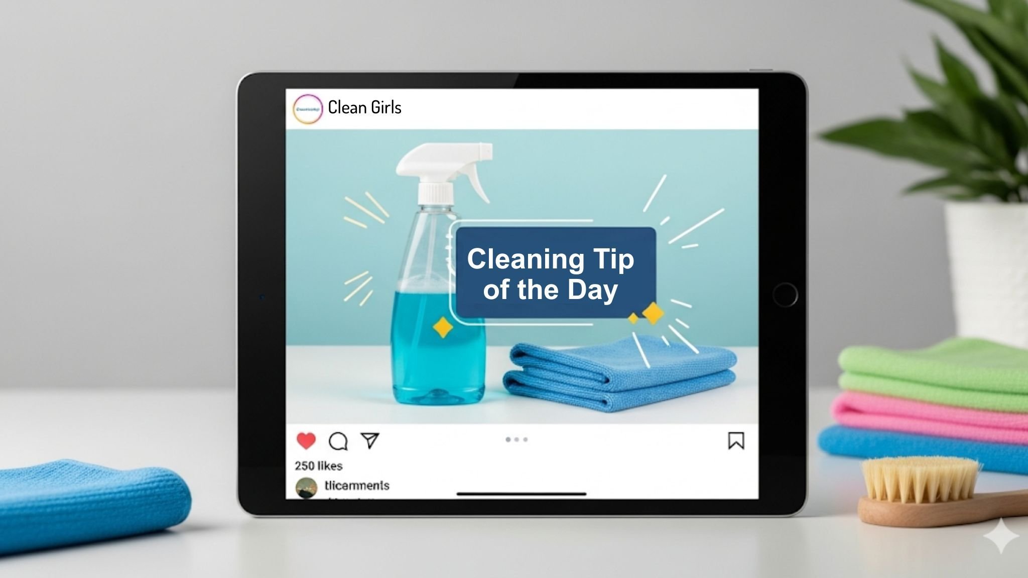 Cleaning Company Social Media Post Cleaning Tips