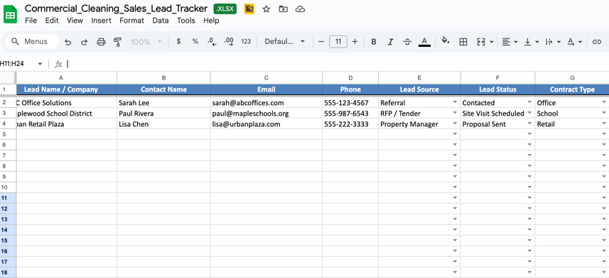 10 Free Templates to Win More Commercial Cleaning Contracts