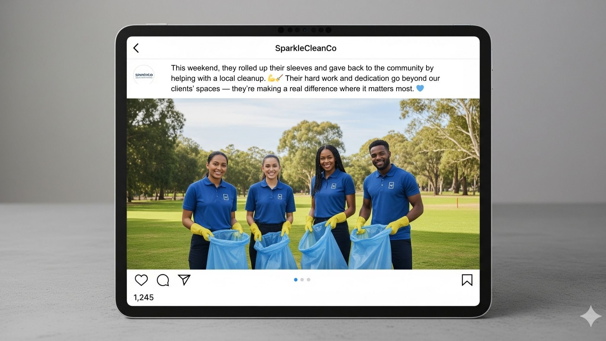 Social Media Posts Community Connection